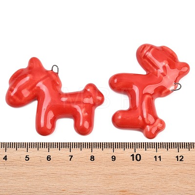 Handmade Porcelain Pendants PORC-T136-04B-1