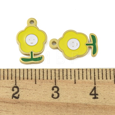 304 Stainless Steel Charms STAS-L022-435G-02-1