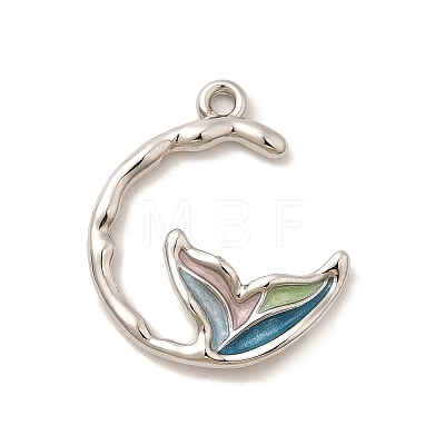 Alloy Enamel Pendants PALLOY-D330-01P-1