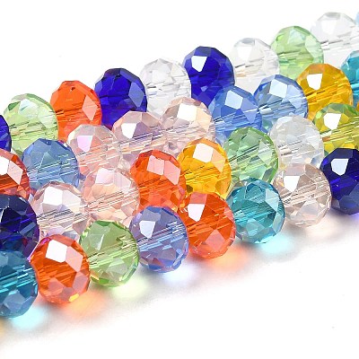 Glass Beads Strands EGLA-A034-M10mm-46-1