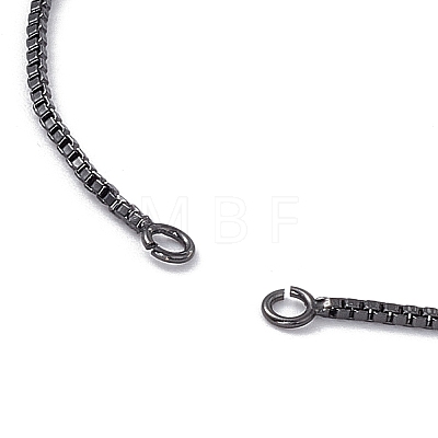 Brass Box Chains Slider Bracelet Makings KK-E068-VD012-4-1