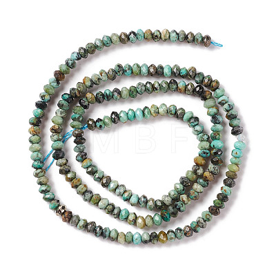 Natural African Turquoise(Jasper) Beads Strands G-F717-02A-1