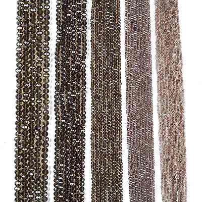 Electroplate Glass Beads Strands EGLA-A044-T1mm-A16-1