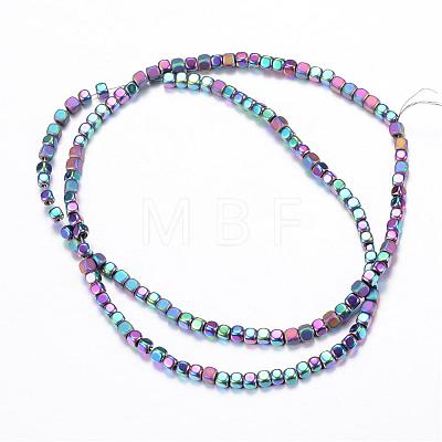 Electroplate Non-magnetic Synthetic Hematite Bead Strands G-Q467-11C-1