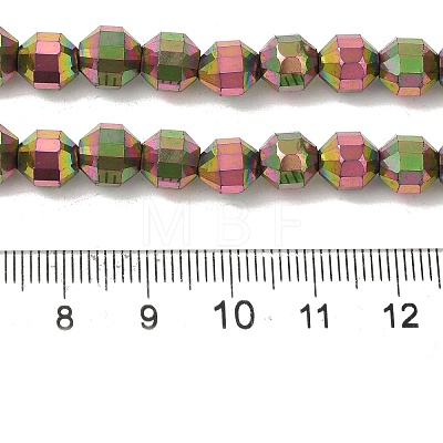 Electroplated Synthetic Non-magnetic Hematite Beads Strands G-I364-L01-08-1