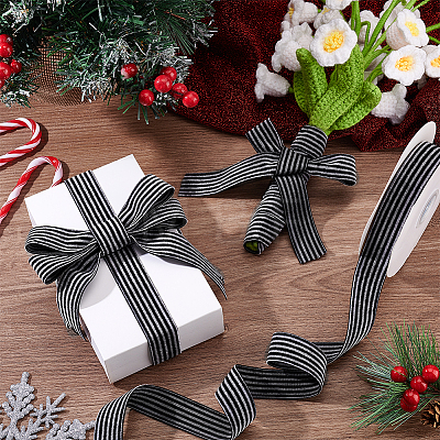 10 Yards Single Face Velvet Ribbons SRIB-PH0001-68A-1
