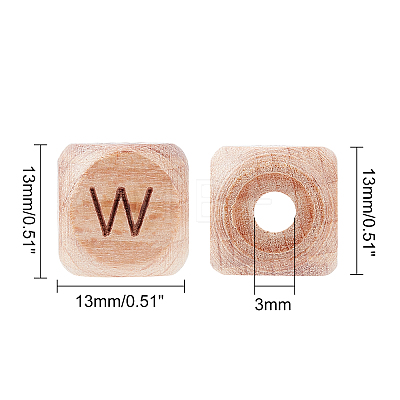 Natural Wood Beads WOOD-WH0112-73B-1