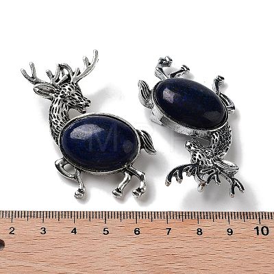 Alloy Elk Brooches JEWB-A021-02AS-03-1