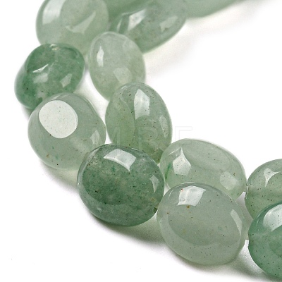 Natural Green Aventurine Beads Strands G-M420-D02-01-1