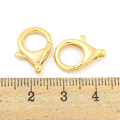 Brass Lobster Claw Clasps KK-K382-03C-G-1