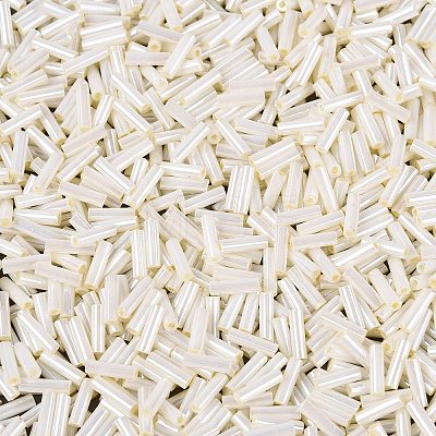 FGB Grade A Glass Round Bugle Beads SEED-Q040-06A-02-1