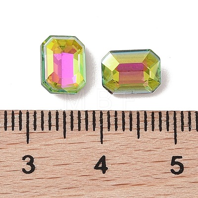 Glass Rhinestone Cabochons RGLA-L029-03B-VRLA-1