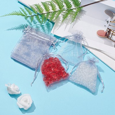 Organza Gift Bags with Drawstring X1-OP-R016-9x12cm-05-1