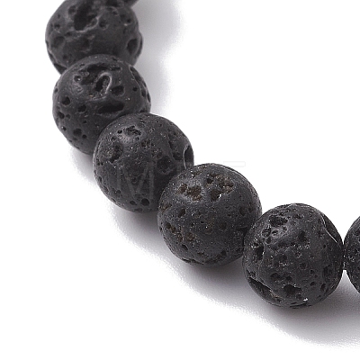Round Natural Mixed Gemstone & Non-Magnetic Synthetic Hematite Beads Stretch Bracelets for Women BJEW-JB12759-1