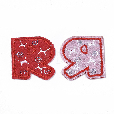 Computerized Embroidery Cloth Iron On/Sew On Patches AJEW-S076-049-1