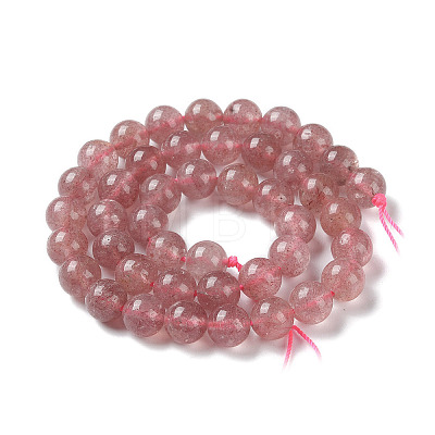 Natural Strawberry Quartz Beads Strands G-R435-03-A01-1