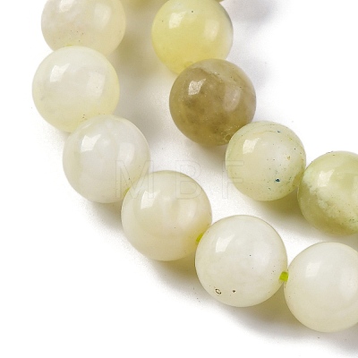Natural New Jade Beads Strands G-F591-16-10MM-1