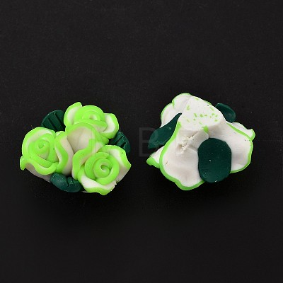 Handmade Polymer Clay Beads RESI-Q004-2-1