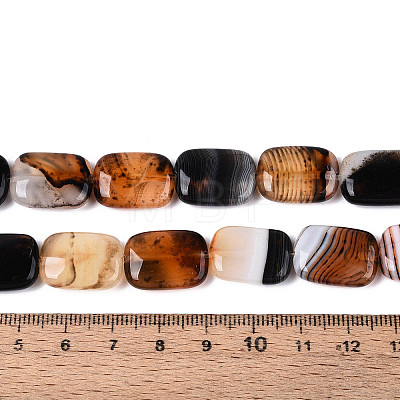 Natural Agate Beads Strands G-N356-03A-04-1