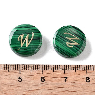 Synthetic Malachite Beads G-A238-01W-1