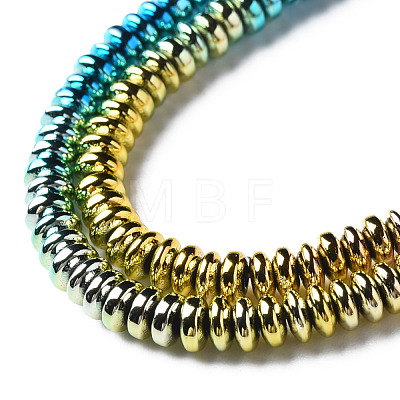 Electroplate Non-magnetic Synthetic Hematite Beads Strands G-N337-05-1