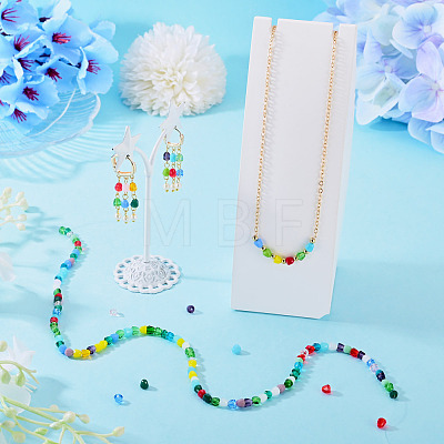 1 Starnd Mixed Styles Glass Beads Strands EGLA-TADJ0001-08-1
