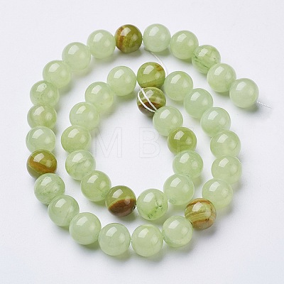 Natural Flower Jade Beads X-GSR10mmC193-1