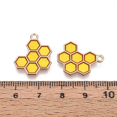 Alloy Enamel Pendants ENAM-T022-60A-1