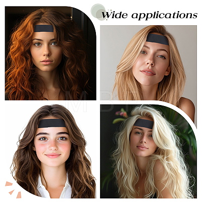 4Pcs Polyester & Nylon Headbands AJEW-HY0003-52-1