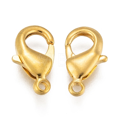Alloy & Brass Lobster Claw Clasps FIND-MSMC003-01-1