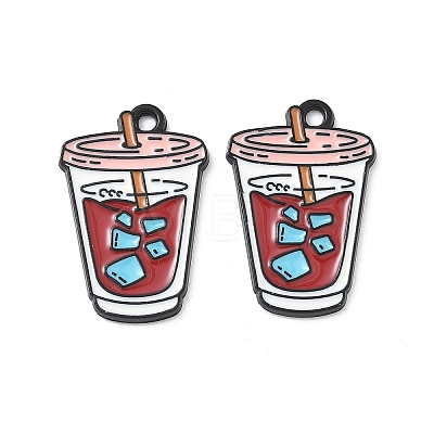Alloy Enamel Pendants ENAM-D311-01B-EB-1