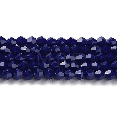 Opaque Solid Color Imitation Jade Glass Beads Strands GLAA-F029-P4mm-10-1