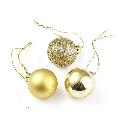 Christmas Ball Plastic Ornaments AJEW-CJC0001-61A-1