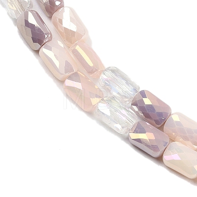 Electroplate Glass Beads Strands EGLA-D300-05-09-1