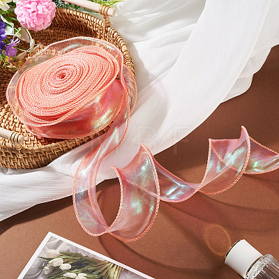 Polyester Lace Trim DIY-TAC0010-49F-1