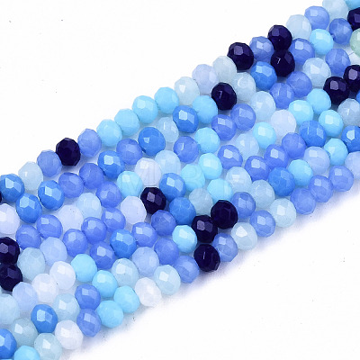 Opaque Glass Beads Strands X-GLAA-T006-07-A01-1