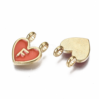 Alloy Enamel Charms ENAM-T012-02F-RS-1