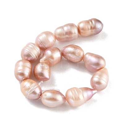 Natural Cultured Freshwater Pearl Beads Strands PEAR-P062-12C-1