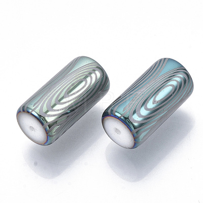 Electroplate Glass Beads EGLA-N003-02C-1