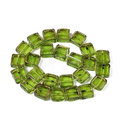 Handmade Gold Sand Lampwork Beads LAMP-N041-01F-1