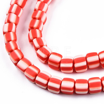 Handmade Polymer Clay Beads Strands CLAY-N010-074-06-1