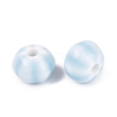 Vintage Handmade Porcelain Beads PORC-Q006-07Q-1