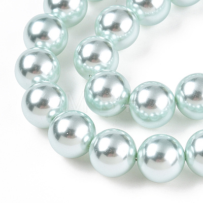 Glass Pearl Beads Strands HY-G002-01E-12-1