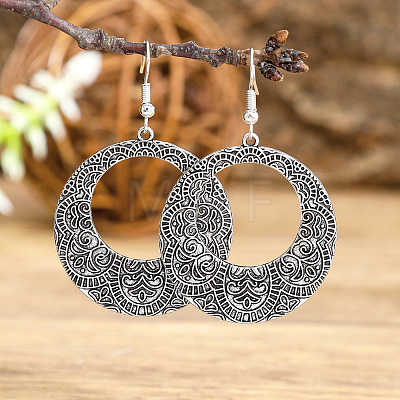 Zinc Alloy Dangle Earrings FS-WG945BB-13-1
