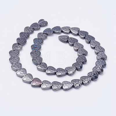 Non-magnetic Synthetic Hematite Beads Strands G-F510-17E-1