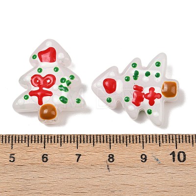 Christmas Theme Handmade Lampwork Beads LAMP-I027-07O-01-1