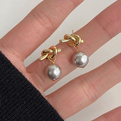 Alloy Plastic Stud Earrings for Women WGC0511-42-1