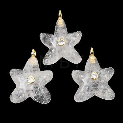 Natural Quartz Crystal Pendants G-H353-01G-02-1
