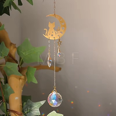 Teardrop Glass Suncatchers PW-WG248D2-01-1