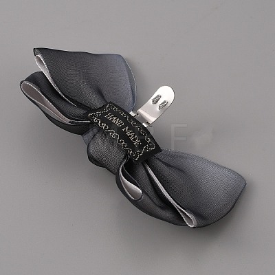Polyester Bowknot Shoe Decorations AJEW-WH0323-25A-1